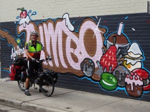 Coffee and Croissant and ready to ride.