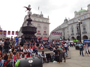 Piccadilly Circus.  The centre of the Universe?
